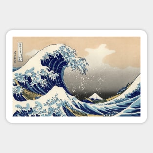 Hokusai Great Wave of Kanagawa Sticker